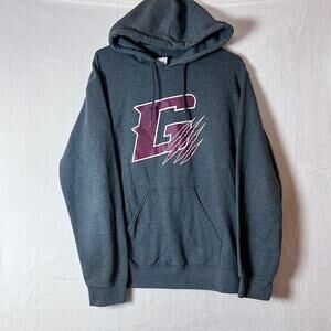 Gatorade G Logo Coach Hoodie Gildan Heavy Blend Small Gray Pullover Sweatshirt